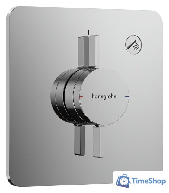 Смеситель Hansgrohe Duoturn Q Chrom 75614000 - Изображение №1 — Интернет-магазин Time-Shop