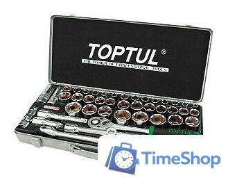 Набор трещотка с головками Toptul GCAD4303 43 предмета - Изображение №1 — Интернет-магазин Time-Shop