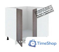 Шкаф напольный Кортекс-мебель Корнелия Лира НШУ без столешницы угловой (оникс) - Изображение №2 — Интернет-магазин Time-Shop