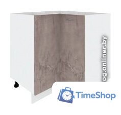 Шкаф напольный Кортекс-мебель Корнелия Лира НШУ без столешницы угловой (оникс) - Изображение №1 — Интернет-магазин Time-Shop