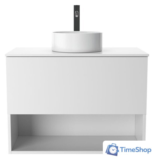  ЗОВ Тумба под умывальник Кито-2 100 2K100LW0MWMC-KP13W (белый матовый) - Изображение №2 — Интернет-магазин Time-Shop