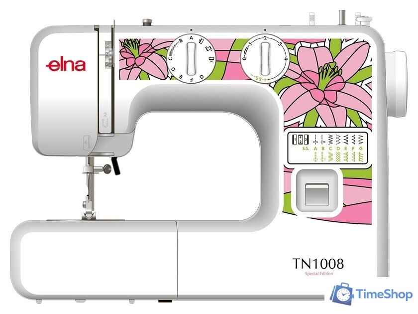 Электромеханическая швейная машина Elna TN1008 - Изображение №1 — Интернет-магазин Time-Shop
