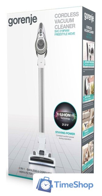 Пылесос Gorenje SVC219FMW - Изображение №4 — Интернет-магазин Time-Shop