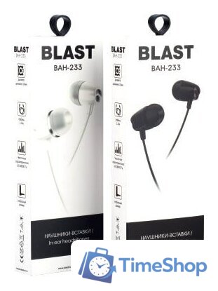 Наушники Blast BAH-233 (черный) - Изображение №2 — Интернет-магазин Time-Shop