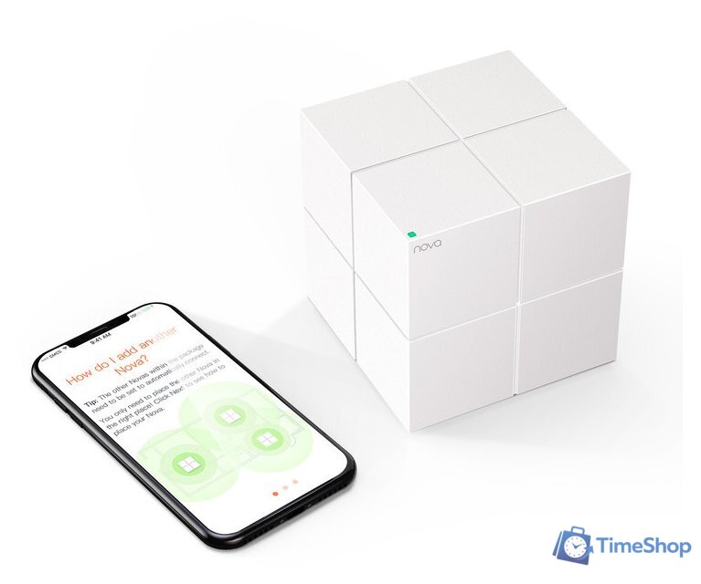 Wi-Fi роутер Tenda Nova MW6 2-pack - Изображение №2 — Интернет-магазин Time-Shop