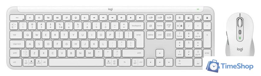 Офисный набор Logitech Signature Slim Combo MK950 920-012491 (белый, нет кириллицы) - Изображение №1 — Интернет-магазин Time-Shop