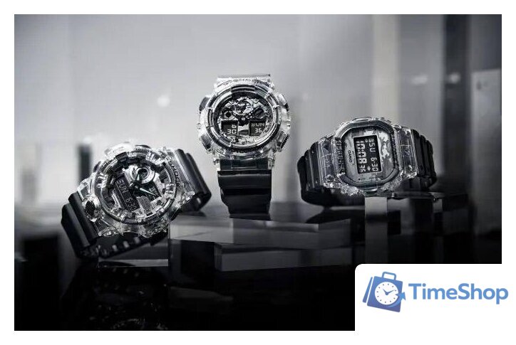 Наручные часы Casio G-Shock GA-100SKC-1A - Изображение №5 — Интернет-магазин Time-Shop