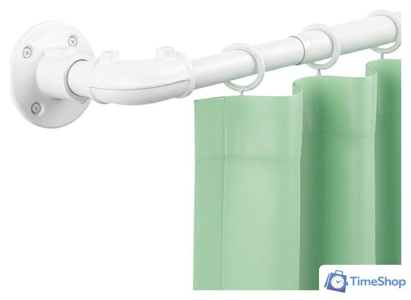 Карниз для штор UG Home Раздвижной 1-рядный 1КМ-У-49-360-БЛ (белый, 0.49-3.6м) - Изображение №3 — Интернет-магазин Time-Shop