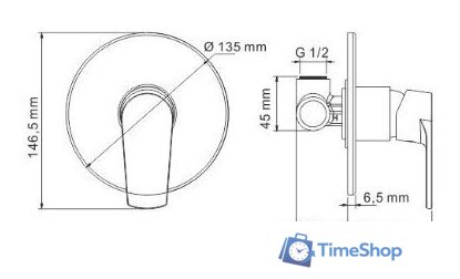 Смеситель Wasserkraft Dill 6151 - Изображение №2 — Интернет-магазин Time-Shop
