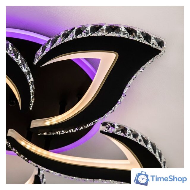 Припотолочная люстра LED4U L2839-5 BK - Изображение №5 — Интернет-магазин Time-Shop