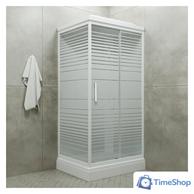 Душевая кабина Triton Квадро 100x80 А Полосы, ДН4 - Изображение №9 — Интернет-магазин Time-Shop