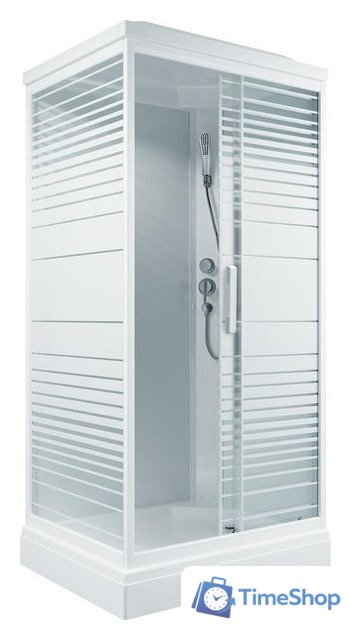 Душевая кабина Triton Квадро 100x80 А Полосы, ДН4 - Изображение №2 — Интернет-магазин Time-Shop