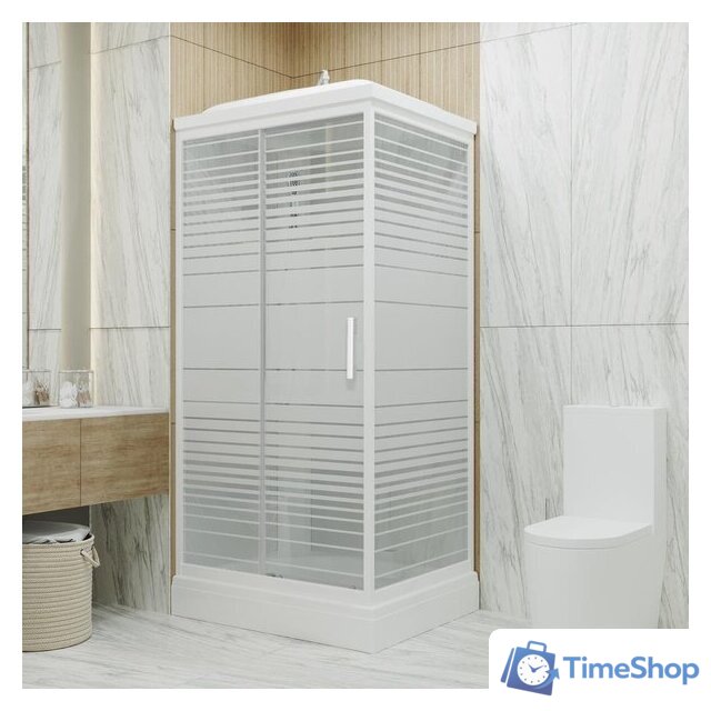 Душевая кабина Triton Квадро 100x80 А Полосы, ДН4 - Изображение №11 — Интернет-магазин Time-Shop