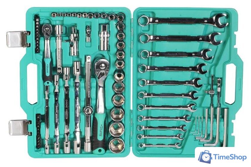 Универсальный набор инструментов Sturm 1045-20-S77 (77 предметов) - Изображение №3 — Интернет-магазин Time-Shop