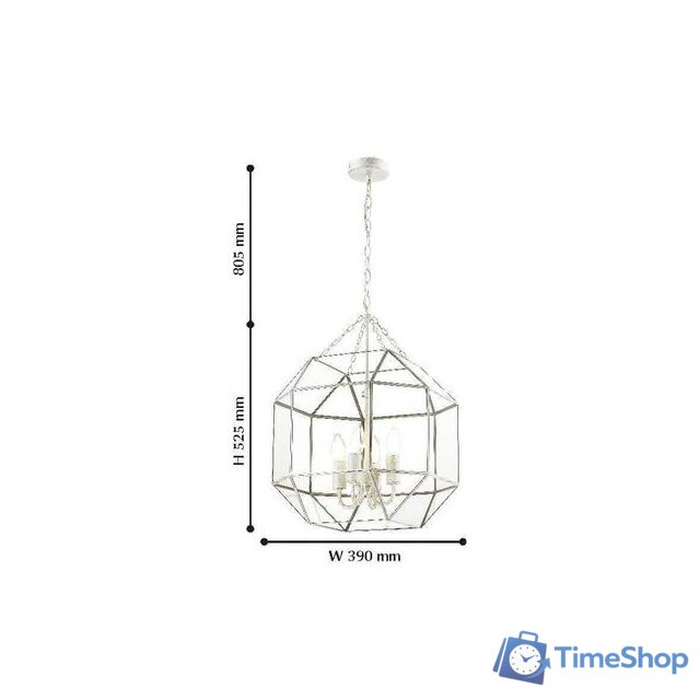 Подвесная люстра Favourite Quadratum 1948-4P - Изображение №4 — Интернет-магазин Time-Shop