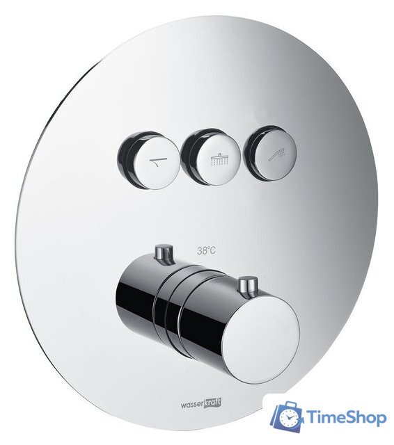 Смеситель Wasserkraft Dinkel 5844 Thermo - Изображение №1 — Интернет-магазин Time-Shop