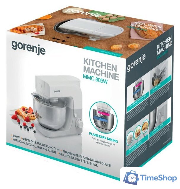 Планетарный миксер Gorenje MMC805W - Изображение №10 — Интернет-магазин Time-Shop