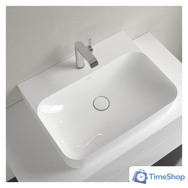 Умывальник Villeroy & Boch Finion Weiss Alpin 41686CR1 - Изображение №4 — Интернет-магазин Time-Shop