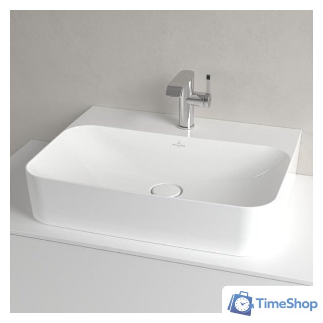 Умывальник Villeroy & Boch Finion Weiss Alpin 41686CR1 - Изображение №3 — Интернет-магазин Time-Shop