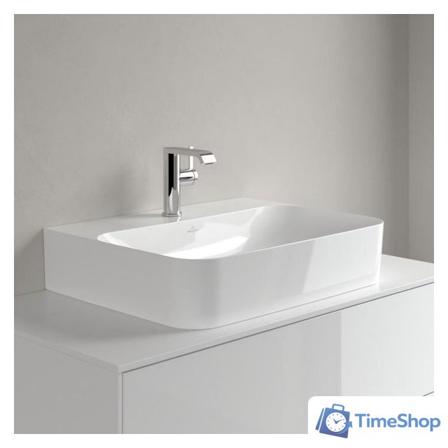 Умывальник Villeroy & Boch Finion Weiss Alpin 41686CR1 - Изображение №2 — Интернет-магазин Time-Shop