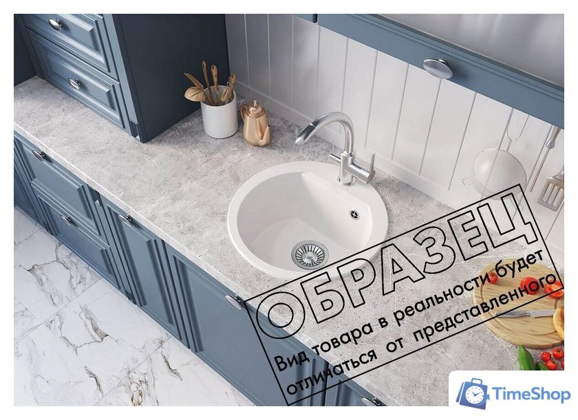 Кухонная мойка Polygran Atol-460 (опал) - Изображение №2 — Интернет-магазин Time-Shop