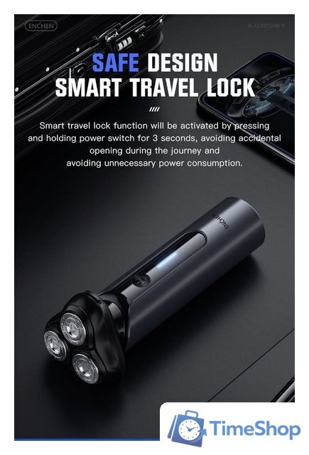 Электробритва Enchen BlackStone 9 - Изображение №15 — Интернет-магазин Time-Shop