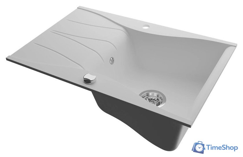 Кухонная мойка Kernau KGS O 6078 1B1D Pure White - Изображение №2 — Интернет-магазин Time-Shop