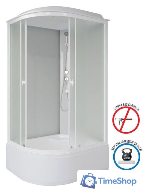 Душевая кабина Niagara Promo P120/90/40R/MT 120x90x215 - Изображение №4 — Интернет-магазин Time-Shop