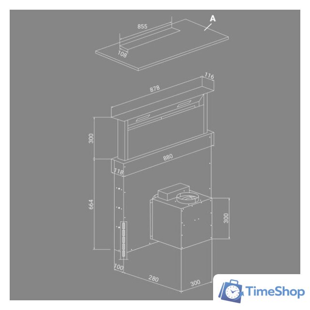Кухонная вытяжка Hiberg VTMF 90100 B - Изображение №13 — Интернет-магазин Time-Shop