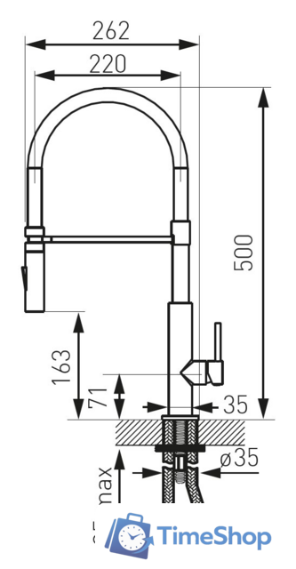 Смеситель Ferro Libretto BLE4B - Изображение №2 — Интернет-магазин Time-Shop