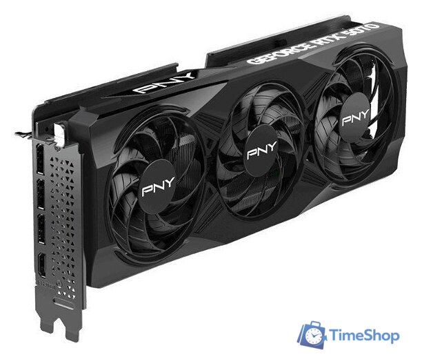 Видеокарта PNY GeForce RTX 5070 Overclocked Triple Fan VCG507012TFXPB1-O - Изображение №1 — Интернет-магазин Time-Shop