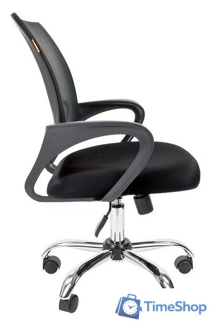 Офисное кресло CHAIRMAN 696 Chrome (черный) - Изображение №3 — Интернет-магазин Time-Shop