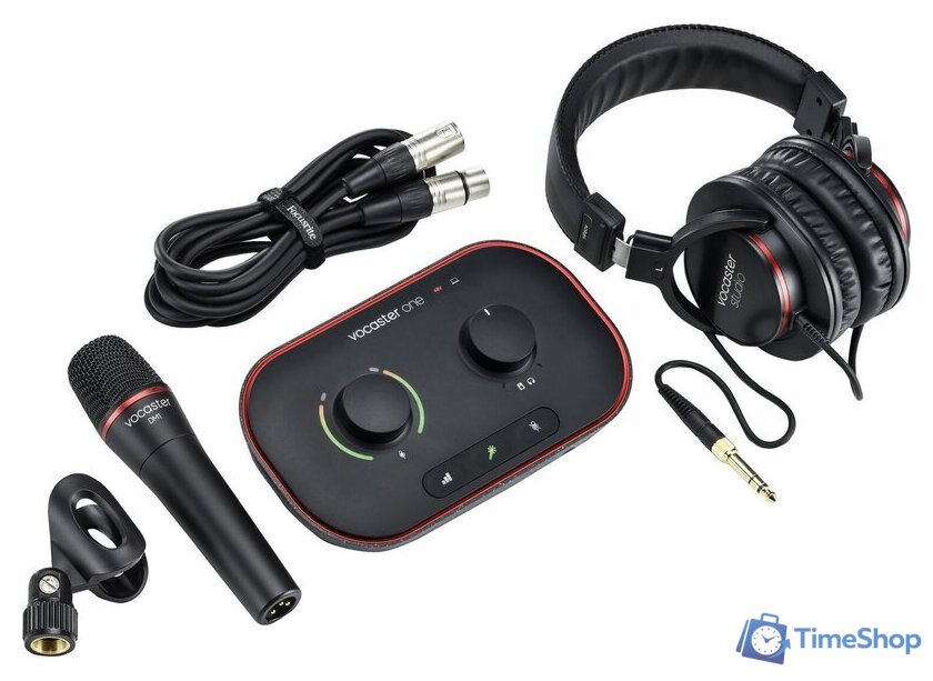 Комплект для звукозаписи Focusrite Vocaster One Studio - Изображение №1 — Интернет-магазин Time-Shop