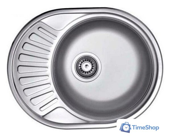Кухонная мойка КромРус EC 257 RUS (чаша справа, без сифона) - Изображение №1 — Интернет-магазин Time-Shop