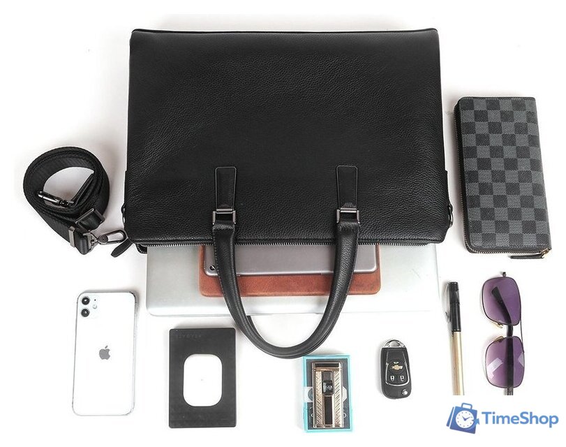 Мужская сумка Mironpan 89416 (черный) - Изображение №5 — Интернет-магазин Time-Shop