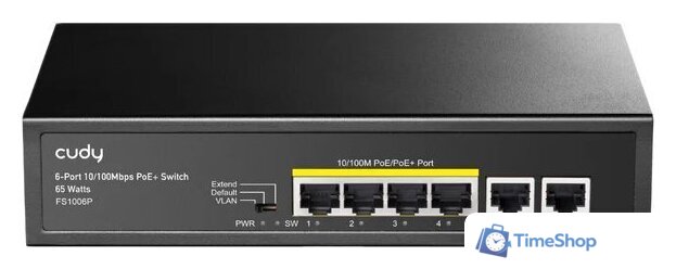 Неуправляемый коммутатор Cudy FS1006P 2.0 - Изображение №1 — Интернет-магазин Time-Shop