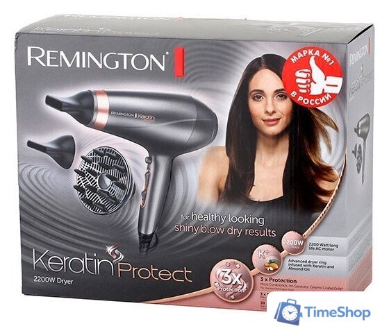 Фен Remington Keratin Protect Dryer AC8820 - Изображение №4 — Интернет-магазин Time-Shop