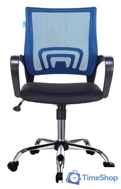 Офисное кресло Бюрократ CH-695N/SL/BL/TW-11 (черный/синий) - Изображение №2 — Интернет-магазин Time-Shop