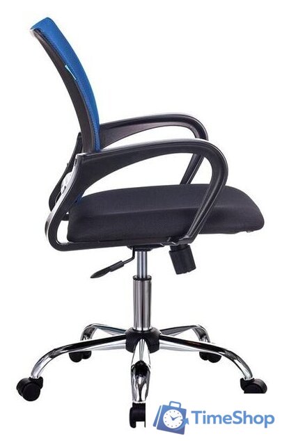 Офисное кресло Бюрократ CH-695N/SL/BL/TW-11 (черный/синий) - Изображение №3 — Интернет-магазин Time-Shop