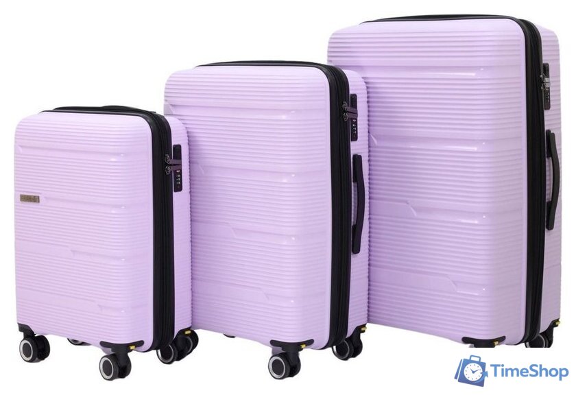 Чемодан-спиннер Pride РР-203 (L, сиреневый) - Изображение №11 — Интернет-магазин Time-Shop