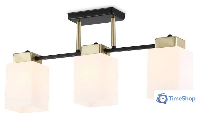 Люстра средней высоты Ambrella light TR303046/3 BK/GD (черный/золото) - Изображение №1 — Интернет-магазин Time-Shop