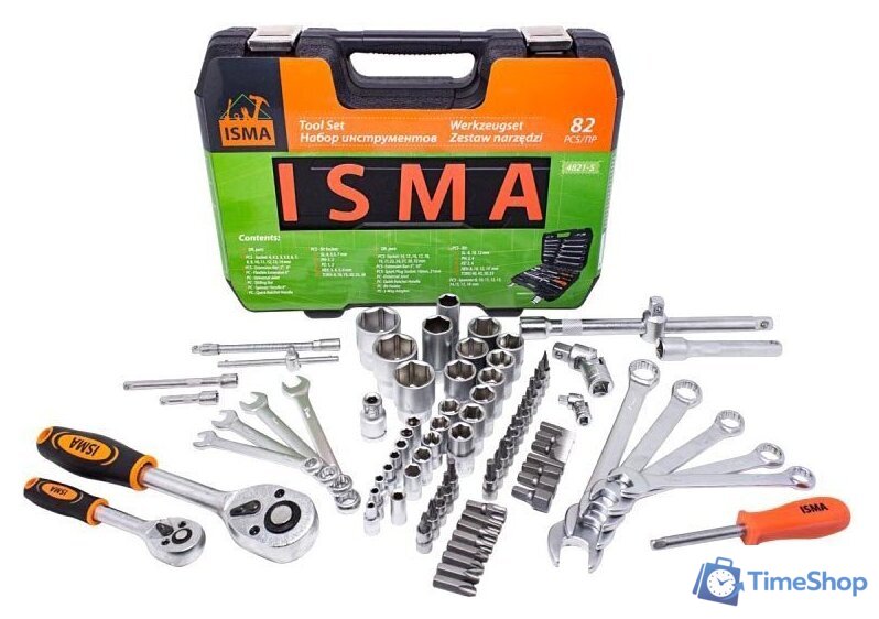Универсальный набор инструментов ISMA 4821-5(50773) - Изображение №3 — Интернет-магазин Time-Shop