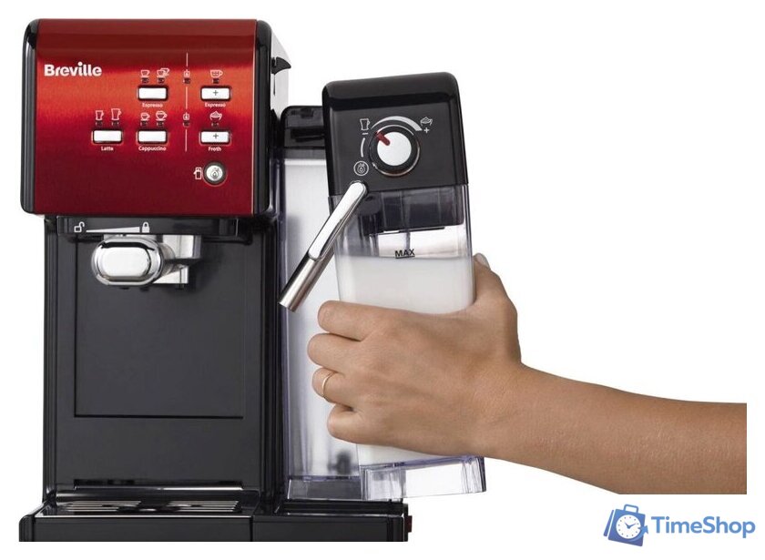 Рожковая кофеварка Breville Prima Latte II VCF109X - Изображение №10 — Интернет-магазин Time-Shop