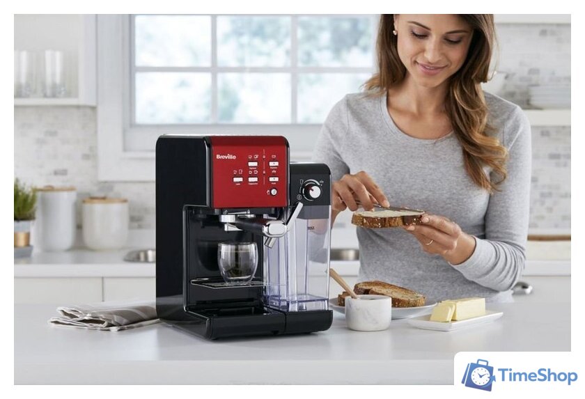 Рожковая кофеварка Breville Prima Latte II VCF109X - Изображение №15 — Интернет-магазин Time-Shop