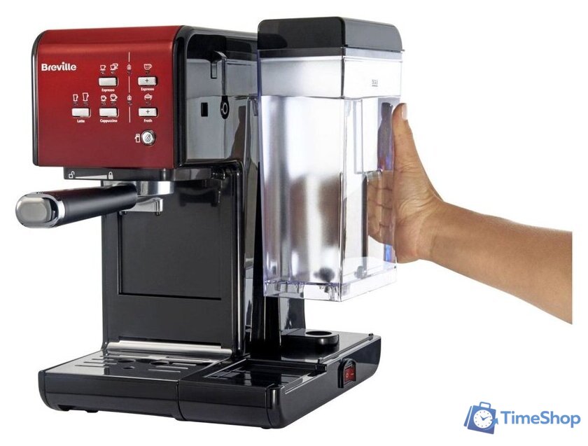 Рожковая кофеварка Breville Prima Latte II VCF109X - Изображение №9 — Интернет-магазин Time-Shop