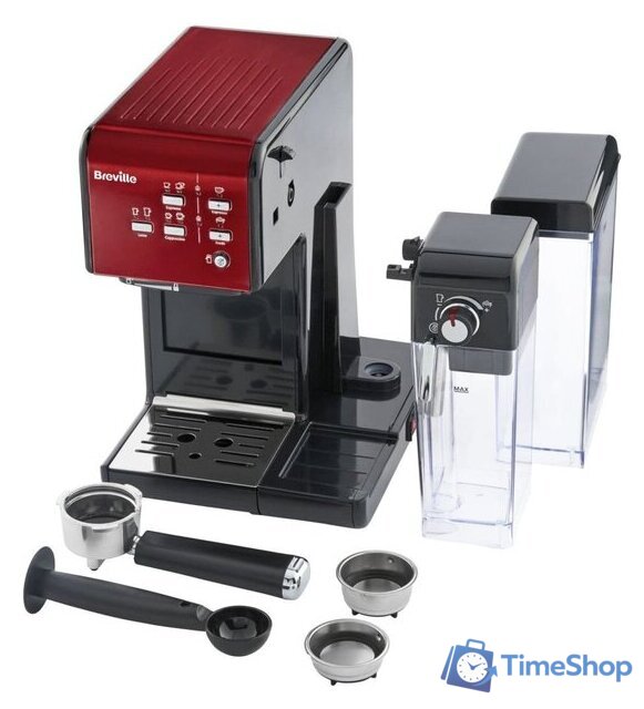 Рожковая кофеварка Breville Prima Latte II VCF109X - Изображение №6 — Интернет-магазин Time-Shop