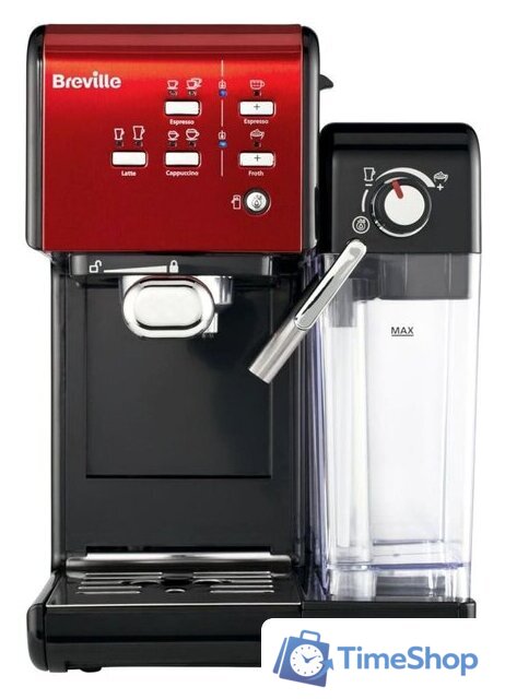 Рожковая кофеварка Breville Prima Latte II VCF109X - Изображение №2 — Интернет-магазин Time-Shop