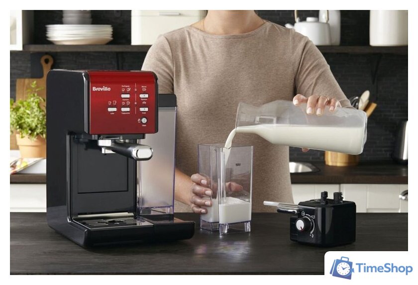 Рожковая кофеварка Breville Prima Latte II VCF109X - Изображение №11 — Интернет-магазин Time-Shop