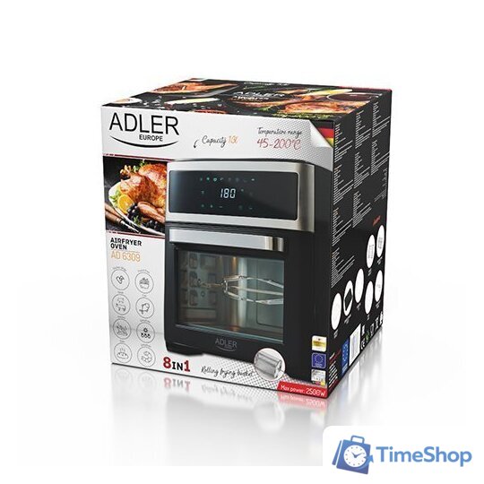 Мини-печь Adler AD 6309 - Изображение №9 — Интернет-магазин Time-Shop