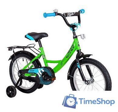 Детский велосипед Novatrack Vector 16 2022 163VECTOR.GN22 (зеленый) - Изображение №2 — Интернет-магазин Time-Shop
